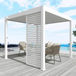 Aluminium overkapping Louvrepaneel horizontaal - Afbeelding 6