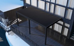 Aluminium overkapping Toronto wandmodel antraciet - Afbeelding 7