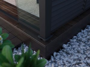 Aluminium overkapping Toronto wandmodel antraciet - Afbeelding 4
