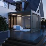 Aluminium overkapping Windscherm - Afbeelding 2