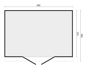 DHZ berging Enter 400 x 300 cm v - Afbeelding 2