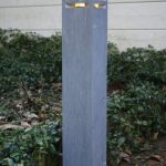 Blauwe hardstenen buitenverlichting 10x10x65cm