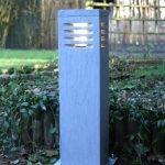 Blauwe hardstenen buitenverlichting 13x13x50 cm