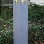 Blauwe hardstenen buitenverlichting 13x13x68 cm
