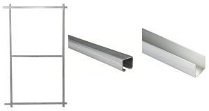 Plafondbevestigingset schuifpoort 1165 mm - Afbeelding 2