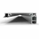 Klemprofiel 80.16 Zijkant - tbv 16mm polycarbonaat - Afbeelding 2