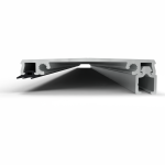 Klemprofiel 80.8 Zijkant - tbv 8mm glas - Afbeelding 3