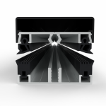 Klemprofielset dwl Solar - Onderprofiel - 60.7 RAL Midden Sierlijst - Afbeelding 3
