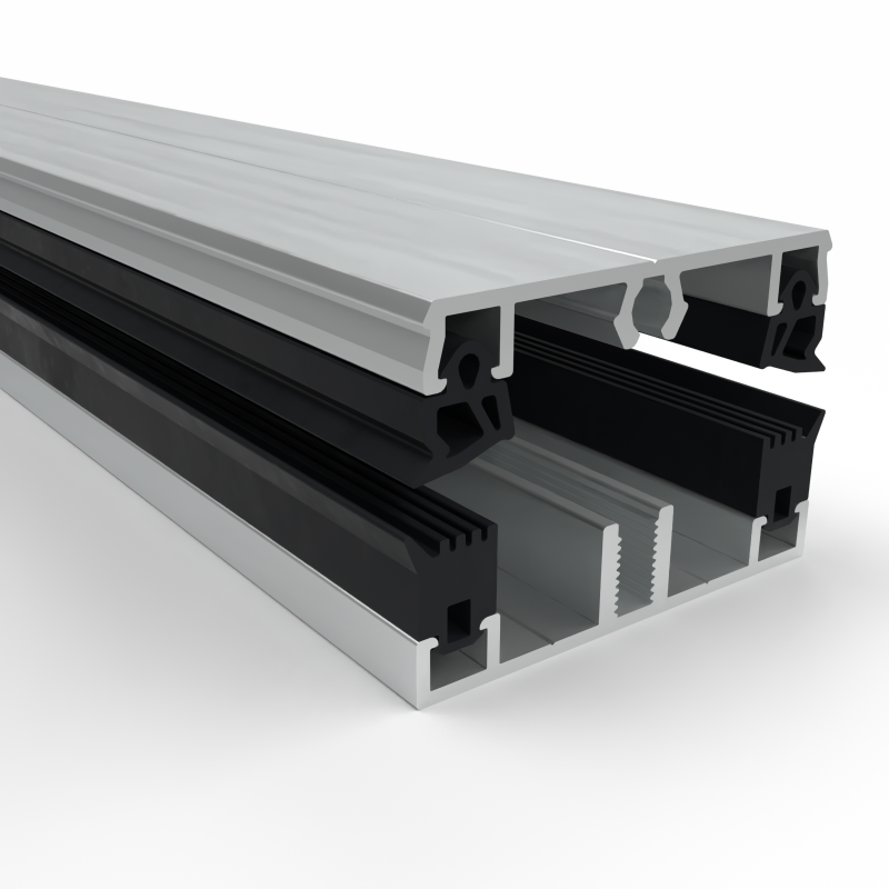 klemprofielset-dwl-onderprofiel-607 (3) Klemprofielset dwl Solar - Onderprofiel - 60.7 Midden - Afbeelding 1