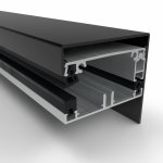 Klemprofielset dwl Solar - Onderprofiel - 80.7 RAL Zijkant Sierlijst
