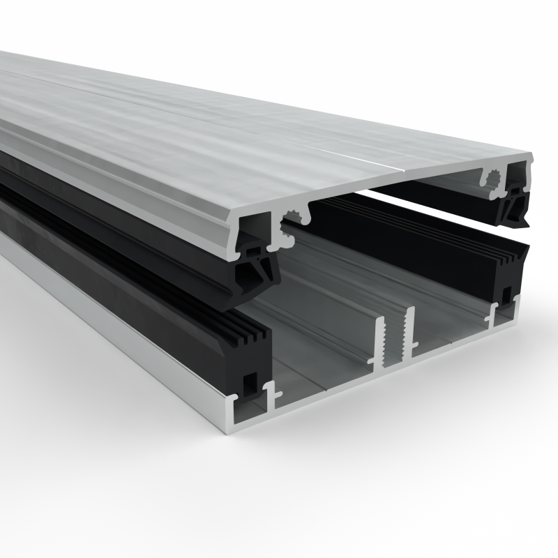 klemprofielset-dwl-onderprofiel-807 Klemprofielset dwl Solar - Onderprofiel - 80.7 Midden - Afbeelding 1
