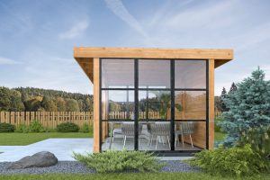 Steellook glaswand 3-delig zwart - Afbeelding 3