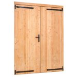 Douglas dubbele klampdeur XXL B2400xH2150mm buitenmaat, linksdraaiend