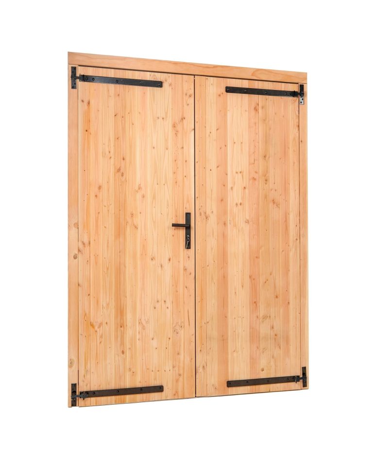 Douglas dubbele klampdeur XXL B2400xH2150mm buitenmaat, linksdraaiend