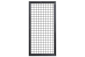 Gaas zwart met houten kader 44x68 mm zwart - Afbeelding 2