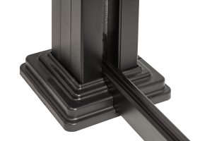 PuraFence aluminium afdekkap 7,5 x 7,5 cm t.b.v. voet schuttingpaal 192 cm