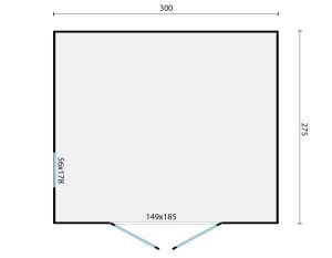 TINO 300x275 cm - Afbeelding 2