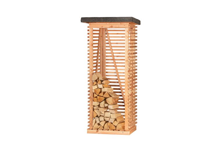 Openhaardhout berging, douglas B85 x D80 x H190 cm