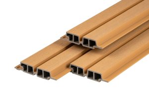 PuraTech 55 composiet dubbel profiel, cedar, fijne houtnerf