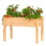 Verhoogde moestuinbak, lariks B120 x D60 x H80 cm