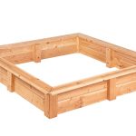 Zandbak vierkant 120 x 120 cm, douglas