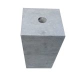 Sokkel zonder facetrand 120x120