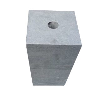 Sokkel zonder facetrand 120x120