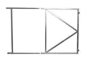 IJzeren poortframe 100-150 cm uitschuifbaar - Afbeelding 2