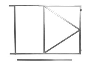 IJzeren poortframe 100-150 cm uitschuifbaar - Afbeelding 3