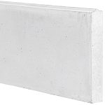 Berton©-onderplaat witgrijs H20,0 x D3,5 x L182,5 cm