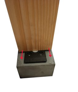 Cobblit voor betonpoeren met schroefhuls M16
