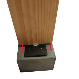 Cobblit voor betonpoeren met schroefhuls M16